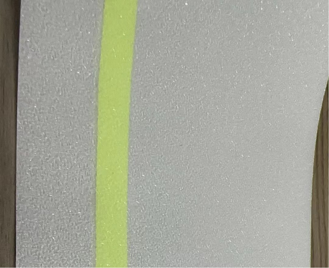 Anti-slip fluorescent tape